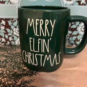 hunter green coffee mug